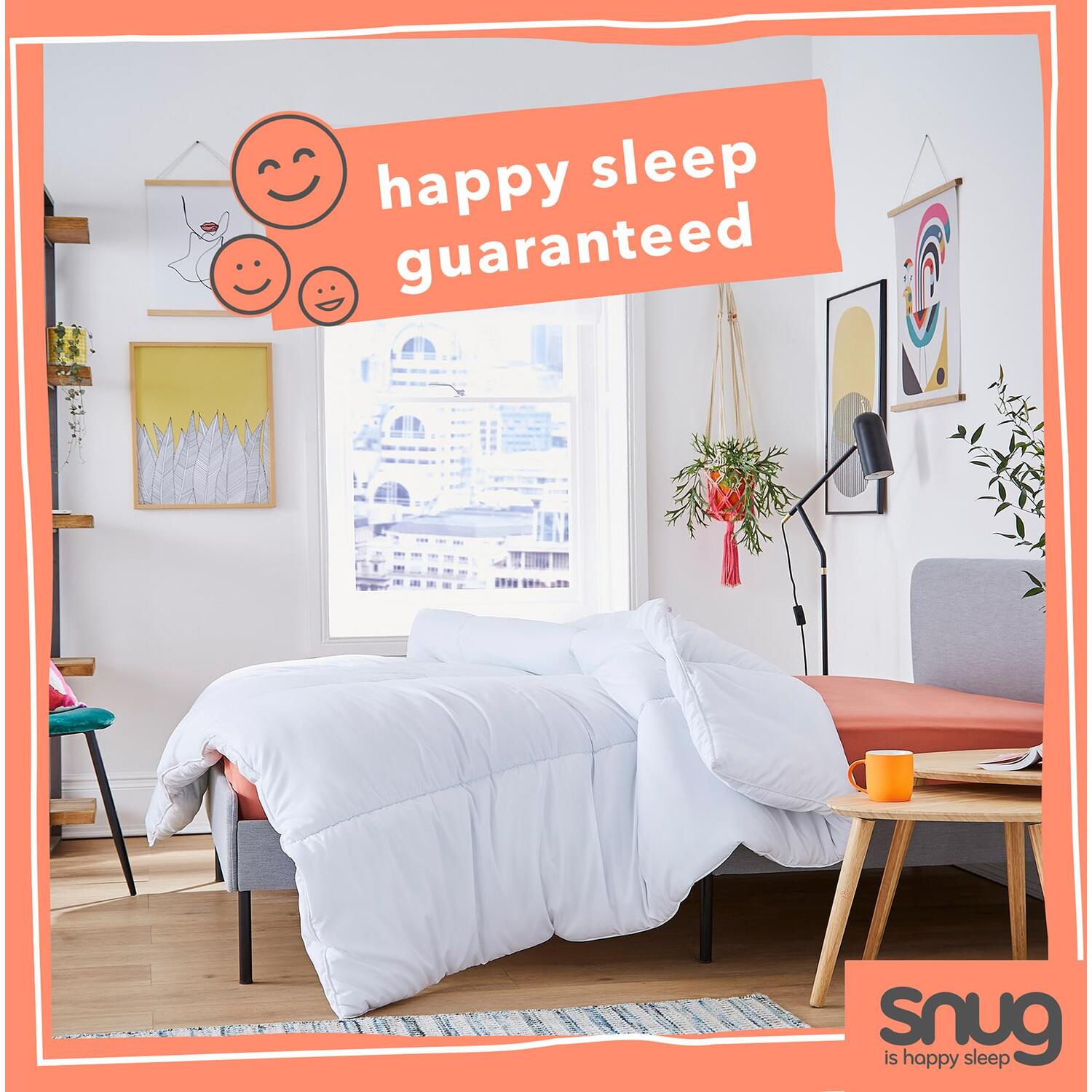 13 5 Tog Duvet Quilt - White Double