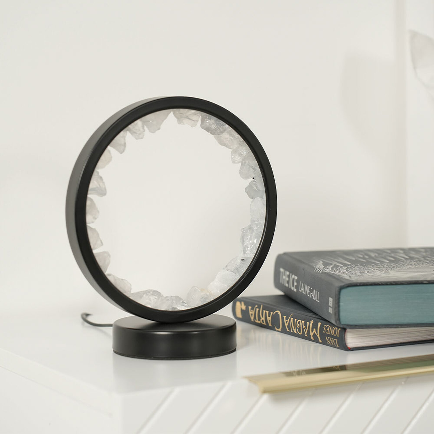 Image of Natural Crystal Health Wellness Table Lamp&hellip;