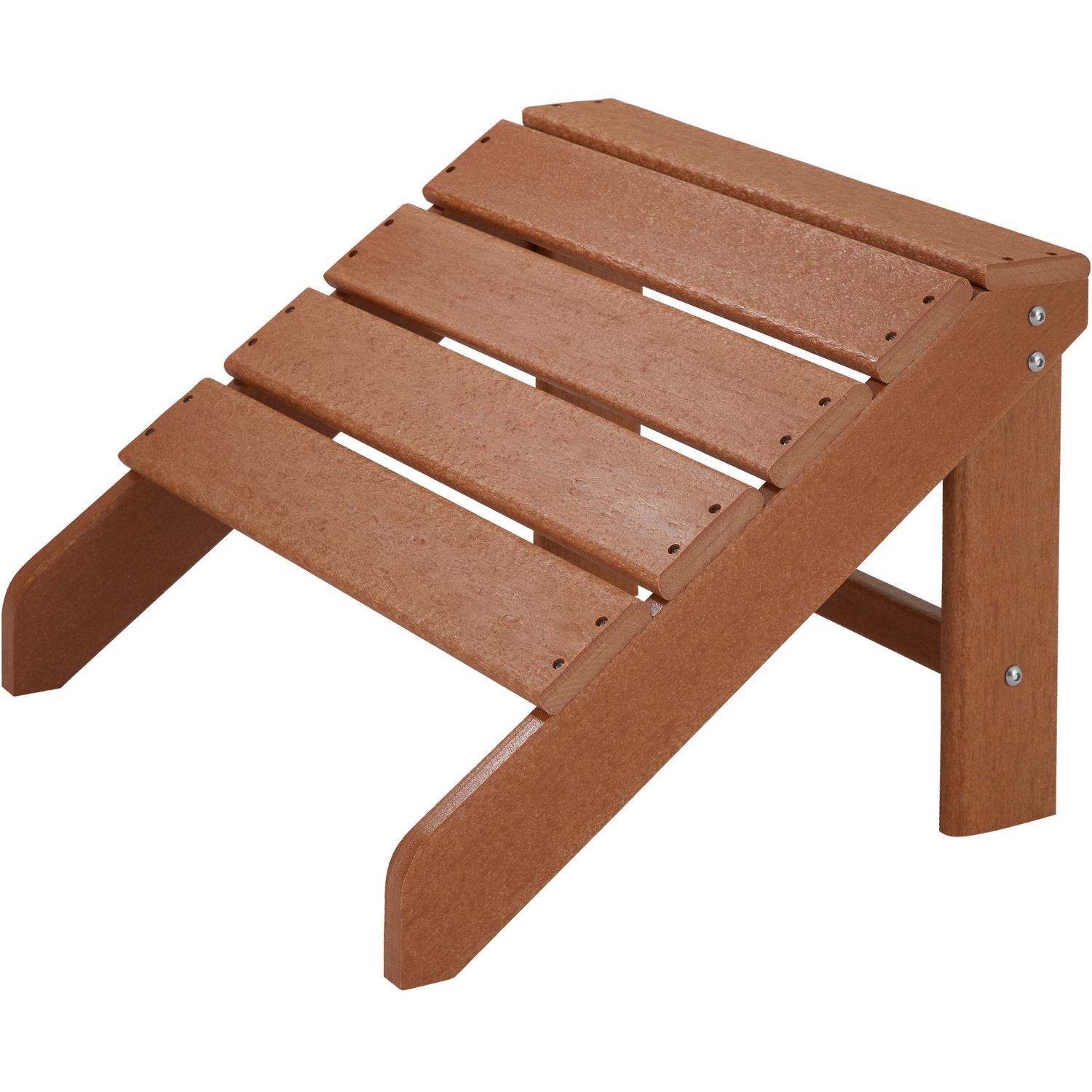 Garden Furniture Set - Chair Footrest And Table - Brown