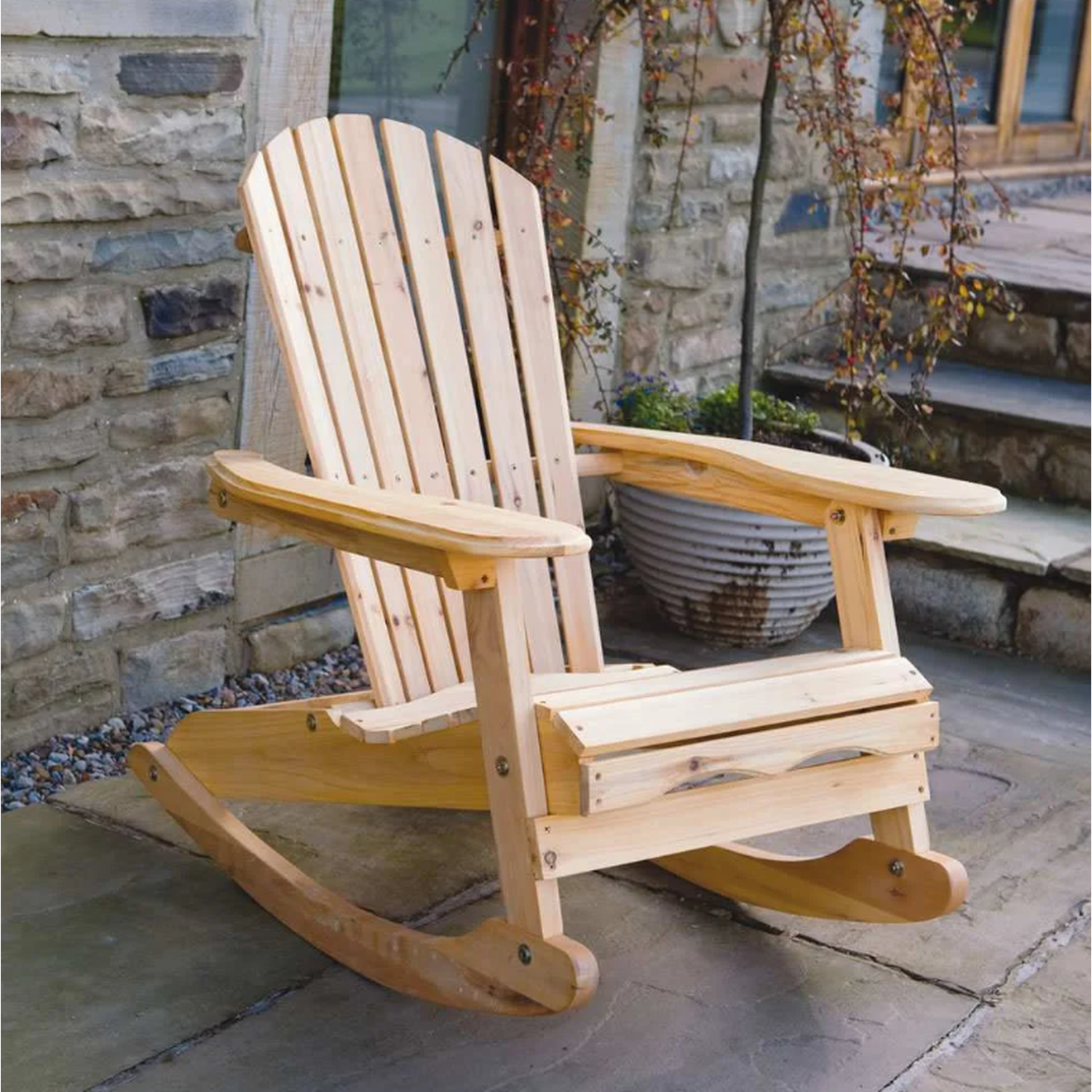 Bowland Adirondack Wooden Rocking Chair