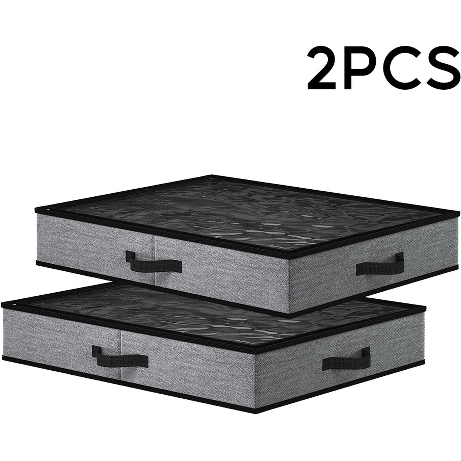 Image of 2Pcs Foldable Non-Woven Storage Organizers -&hellip;