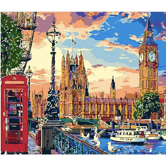Big Ben London Landscape Diamond Painting