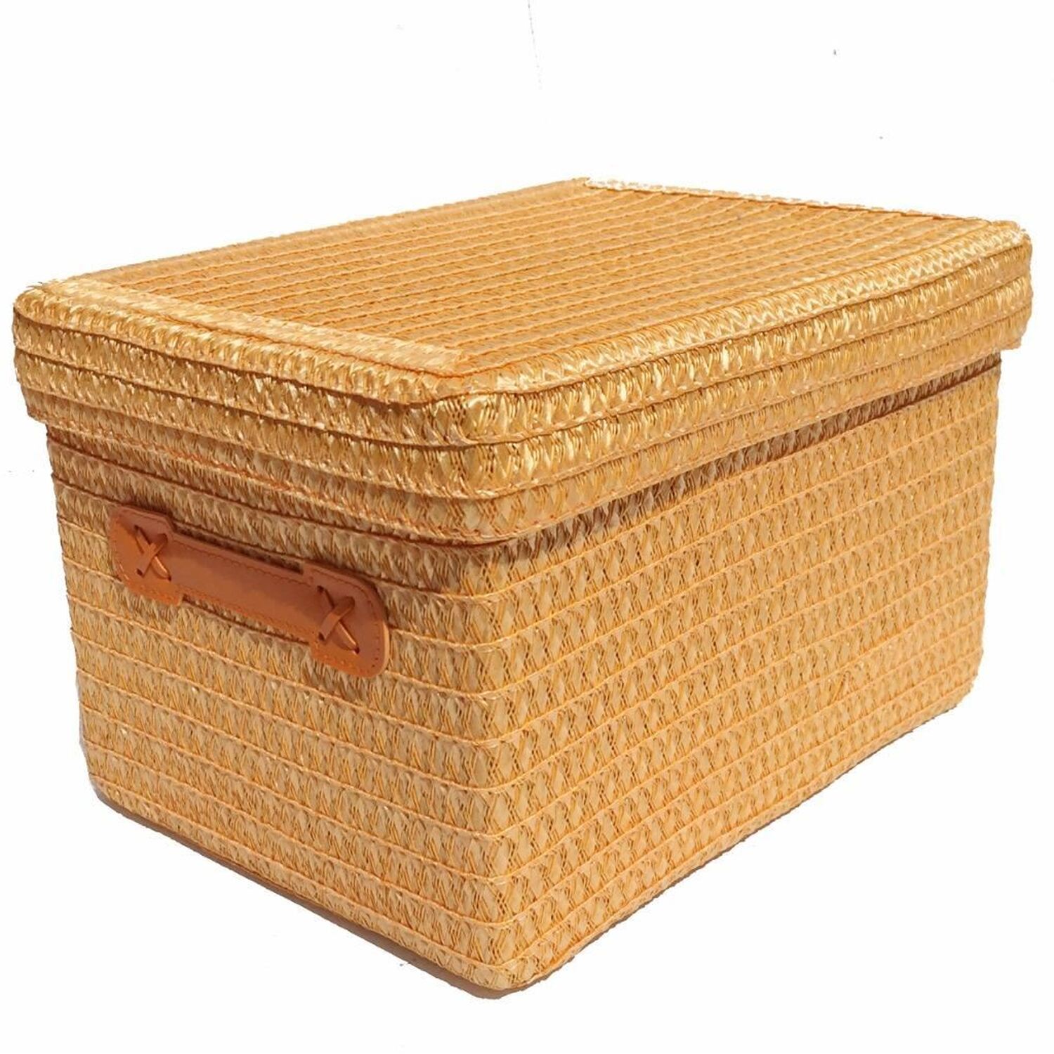 Image of Storage Baskets with Handle And Lid&hellip;