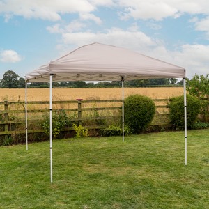 Light Grey 3x3m Compact Portable Pop-Up Gazebo Outdoor Party Wedding Picnic Shelter shot 6474191