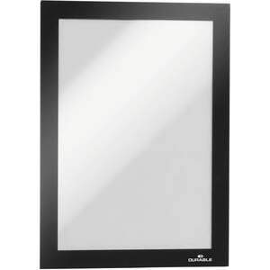 Durable DURAFRAME Magnetic Document Signage Frame for Metal 5 Pack A5