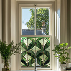 Accumol Art Deco Stained Glass Window Film