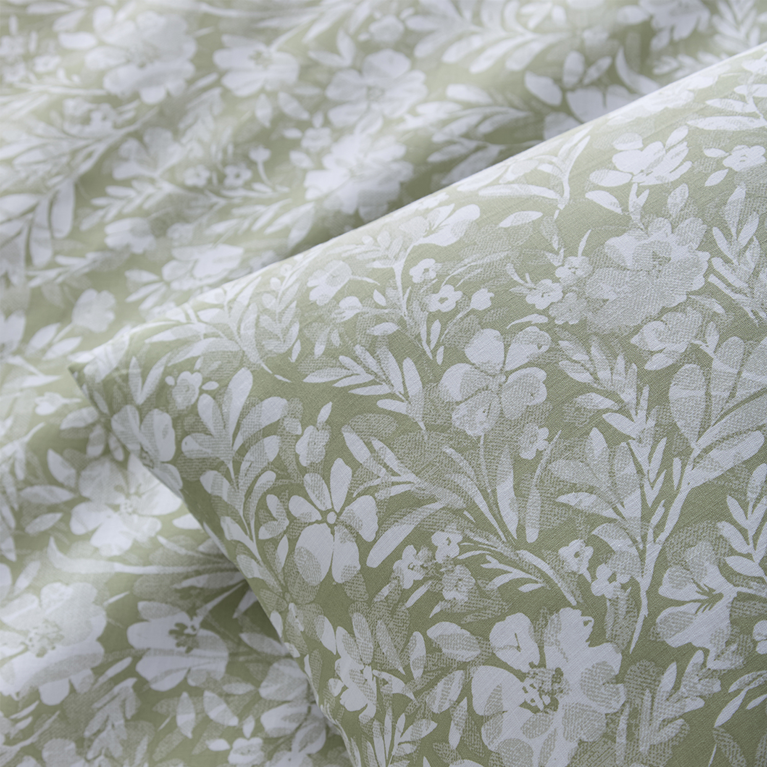 Charlotte Thomas Olivia Duvet Cover Set - Green Double