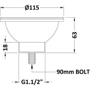 Fireclay 2 Bowl Stepped Weir Butler Sink 1 Tap Hole Tap Waste 895mm