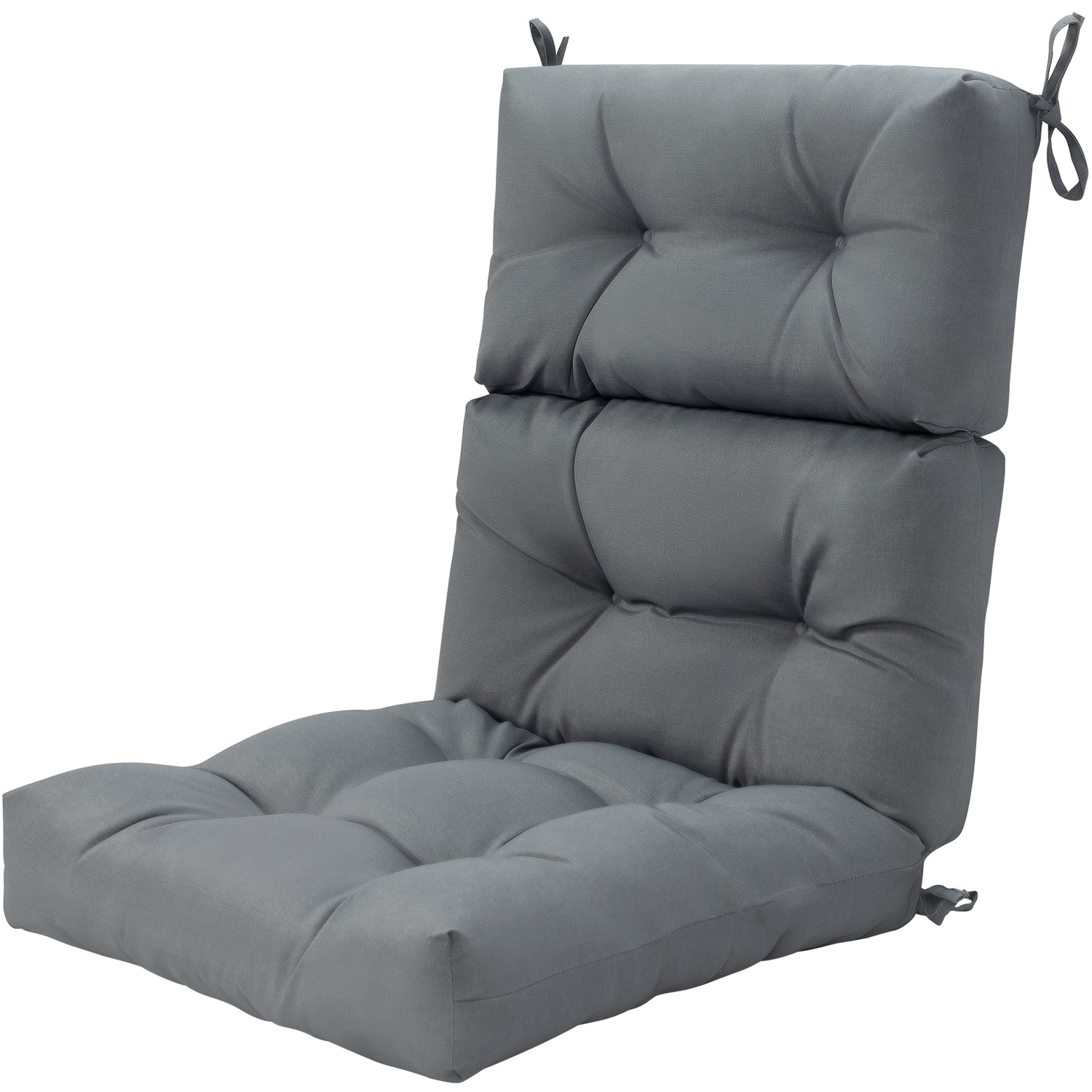 High Back Chair Cushion - Grey