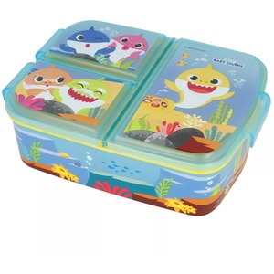 Official Licenced Baby Shark1 3-Compartment School Lunch Box