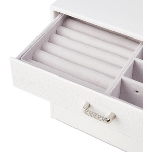 White Jewellery Box with Display Window shot 8038547