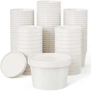 8oz Paper Soup Cup Disposable Bowls