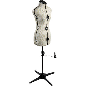 Sugar Ditsy Beige Adjustable Dressmakers Dummy