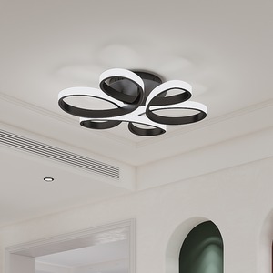 Stylish Acrylic Petal LED Semi Flush Ceiling Light