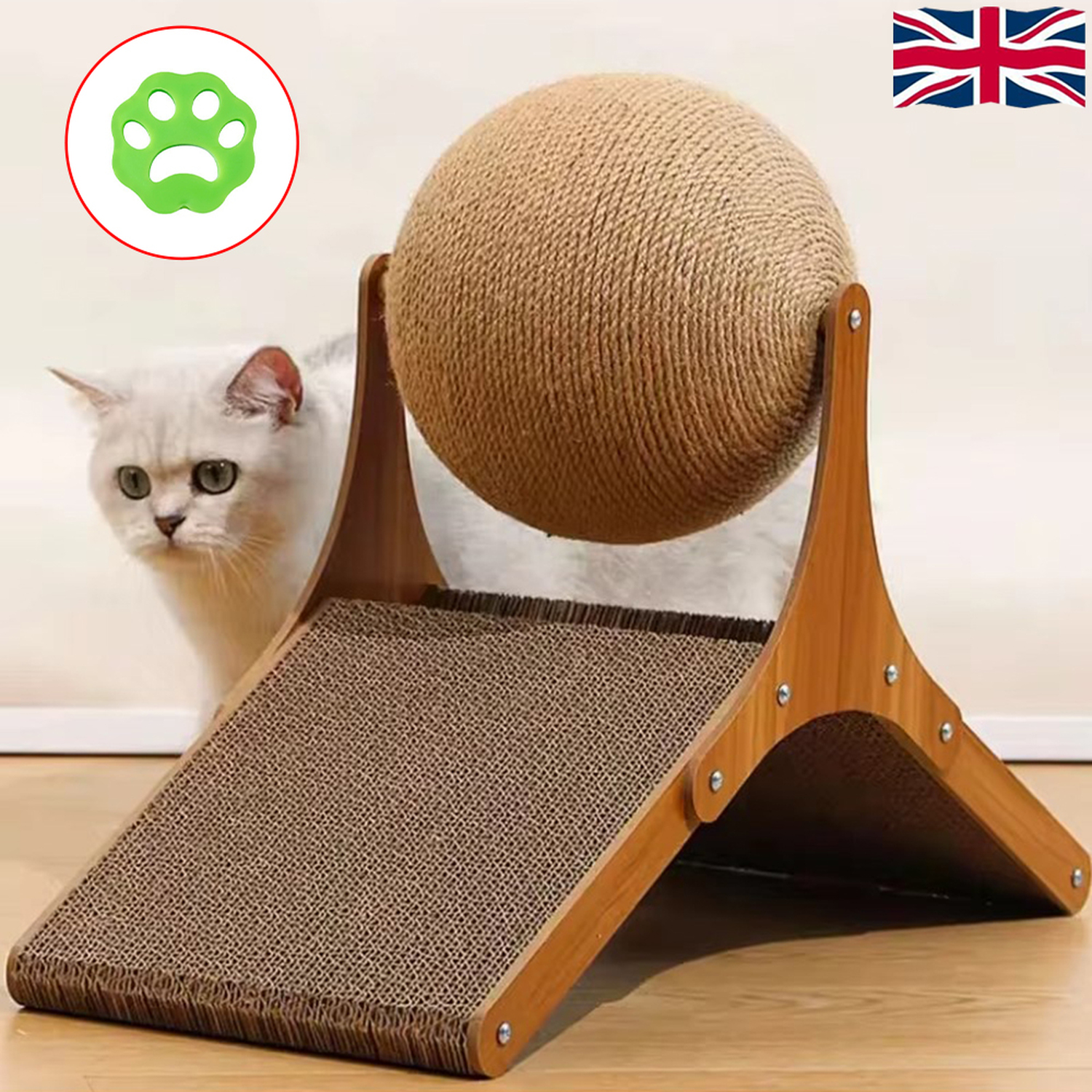 Scratching Ramp Cat Cat Scratching Tree Ramp with Sisal Ball