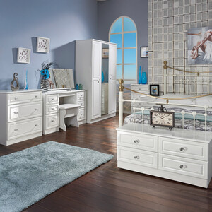 Balmoral Ready Assembled Mirrored Wardrobe