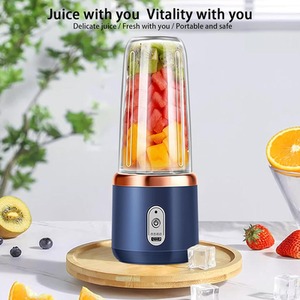 Blue 6 Blade Portable Blender Dual Cups 13 4oz shot 10272396