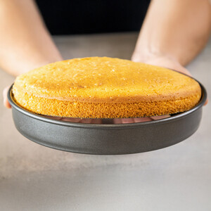 Set of 2 MasterClass Non-Stick 23cm Loose Base Sandwich Pans