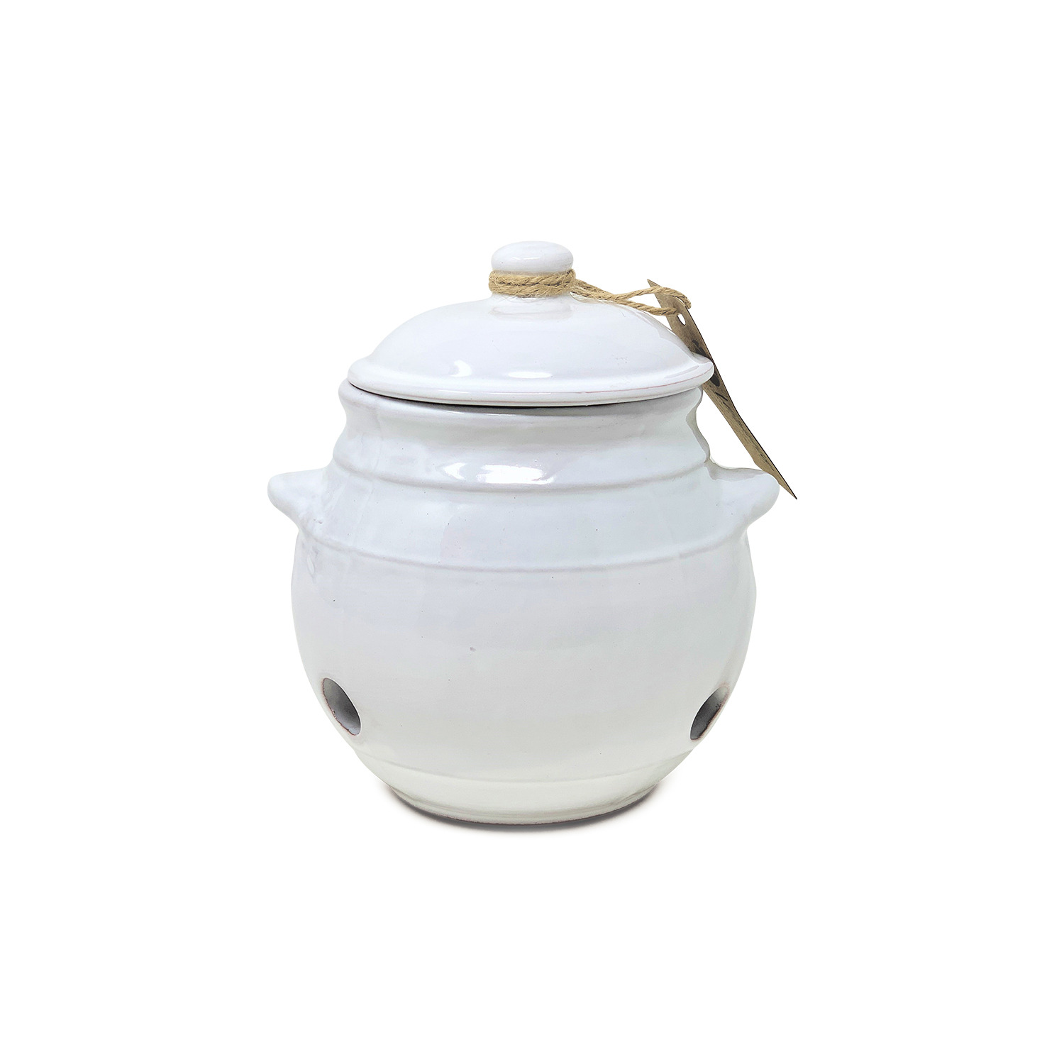 Image of Rustic Fully Dipped Ceramic Garlic Storage&hellip;