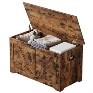 Storage Bench and Chest with Safety Hinges
