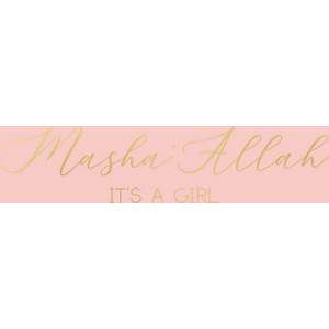 Luxury Foiled Greeting Card Baby Girl