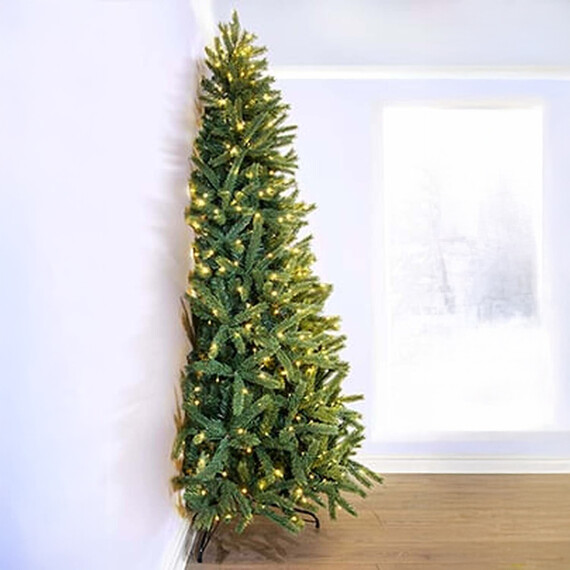 The Pre-lit Ultra Devonshire Half Tree with Warm White Lights