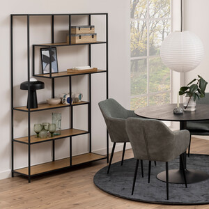 Seaford Metal Large Bookcase