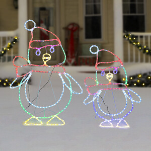 Set of 2 Penguin Rope Lights