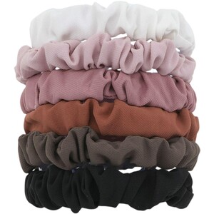 Pack of 6 Micro Scrunchies