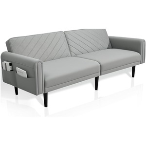 Alivio 3-in-1 Convertible Velvet Sofa Bed with Adjustable Futon Couch