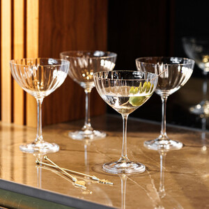 Mikasa Treviso Crystal Coupe Glasses, Set of 4, 300ml