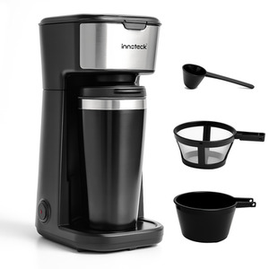 Single Serve Coffee Machine Fast Brew with Travel Mug