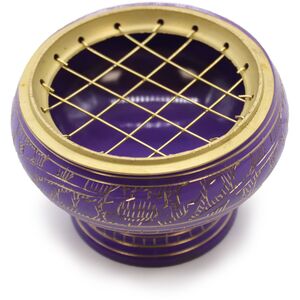 Chakra Tall Charcoal Incense Jar Crown