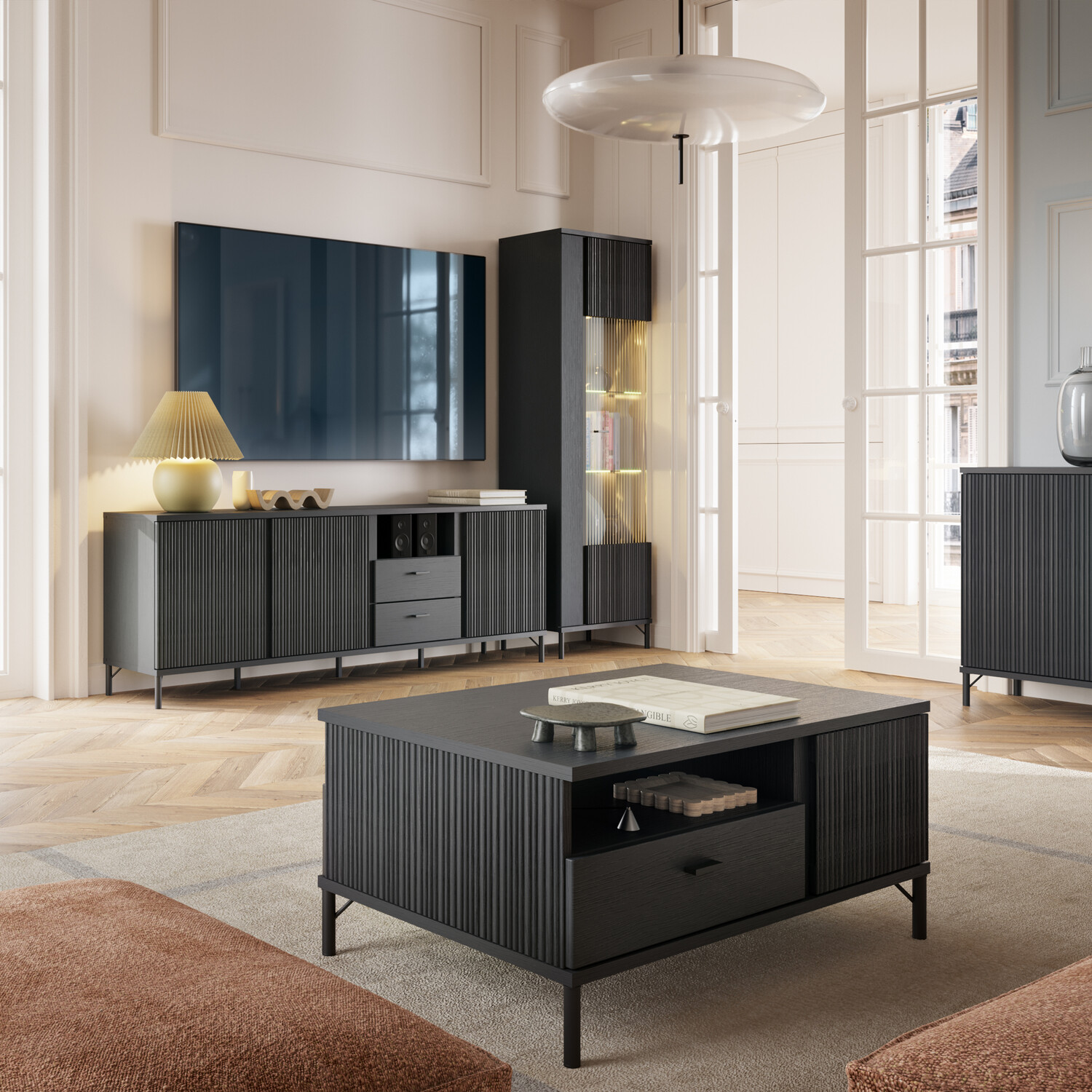 Lusaka Coffee Table - Black Graphite