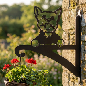 Yorkshire Terrier Hanging Basket Bracket