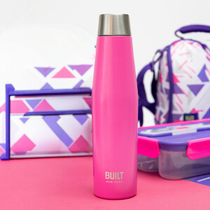 Built Perfect Seal 540ml Pink Hydration Bottle
