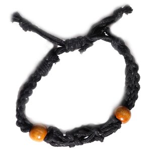 Black Crystal Gemstone Bracelet Cord - Adjustable  Durable Jewelry Base