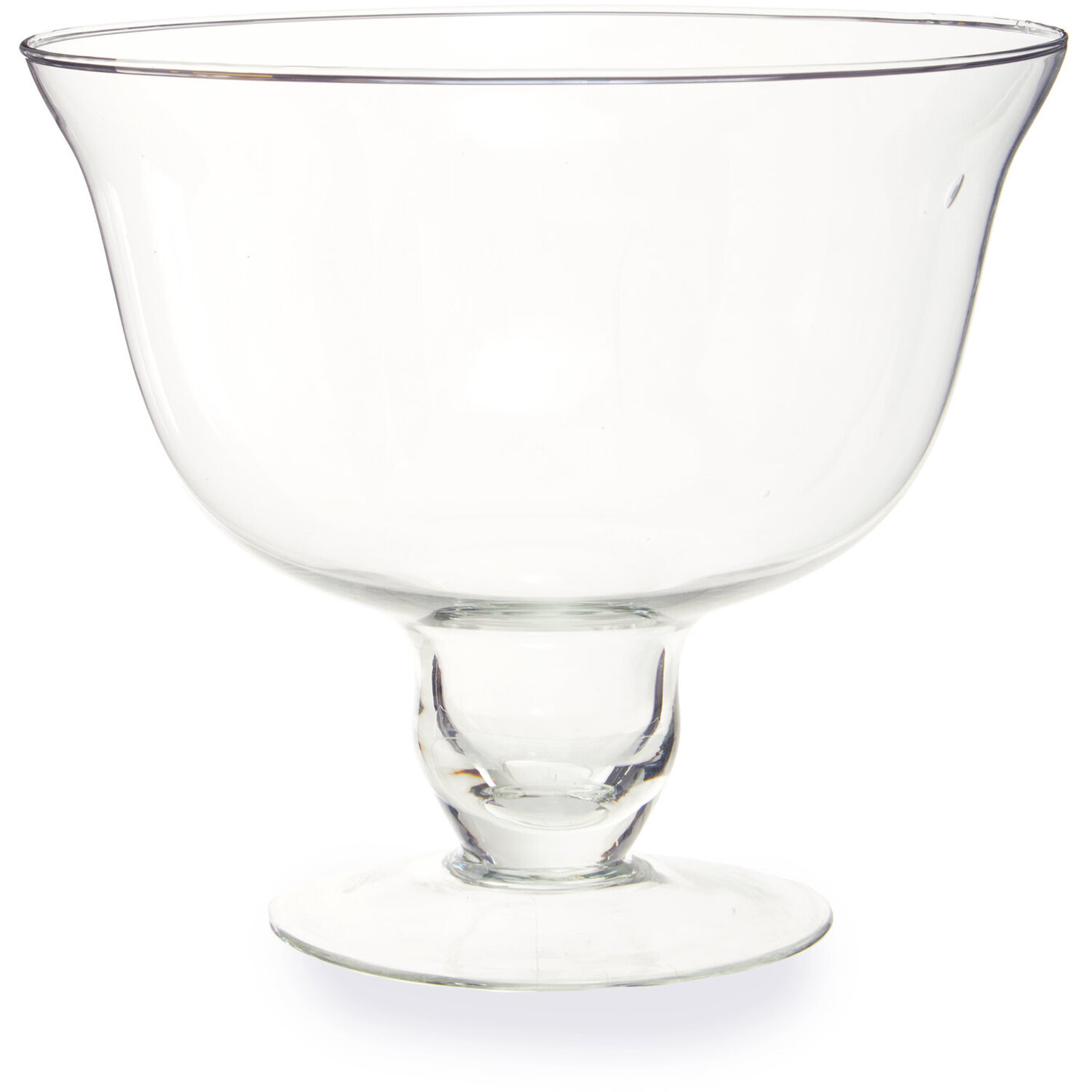 Ambra Clear Glass Footed Bowl - Clear