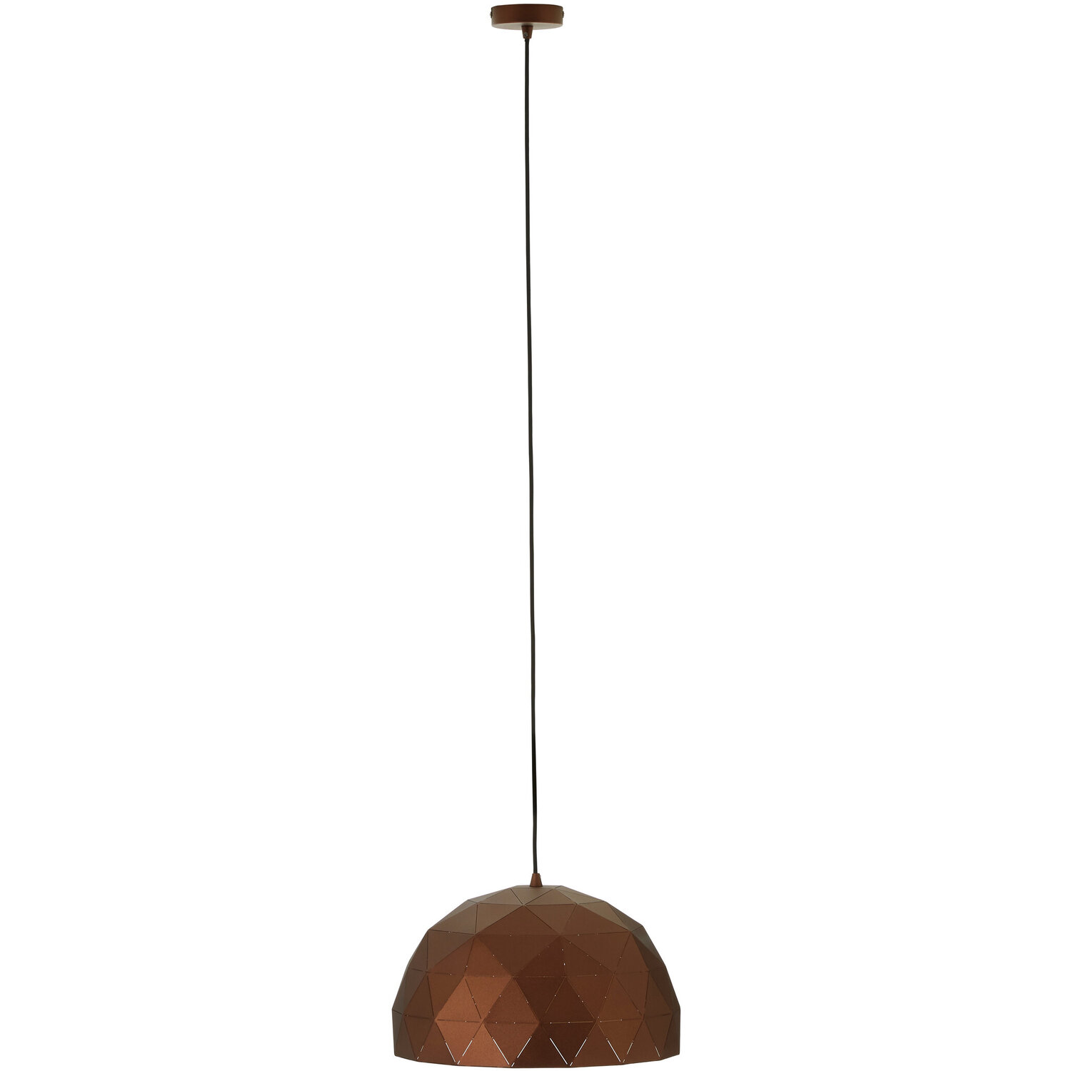 Mateo Small Coffee Dome Pendant Light - Gold