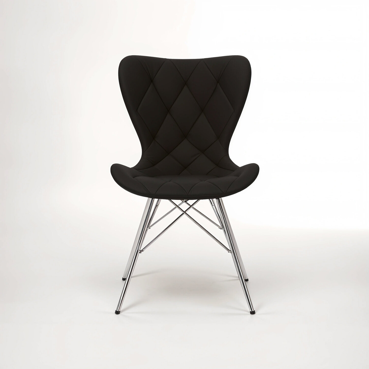Stockholm Black Dining Chair - Black