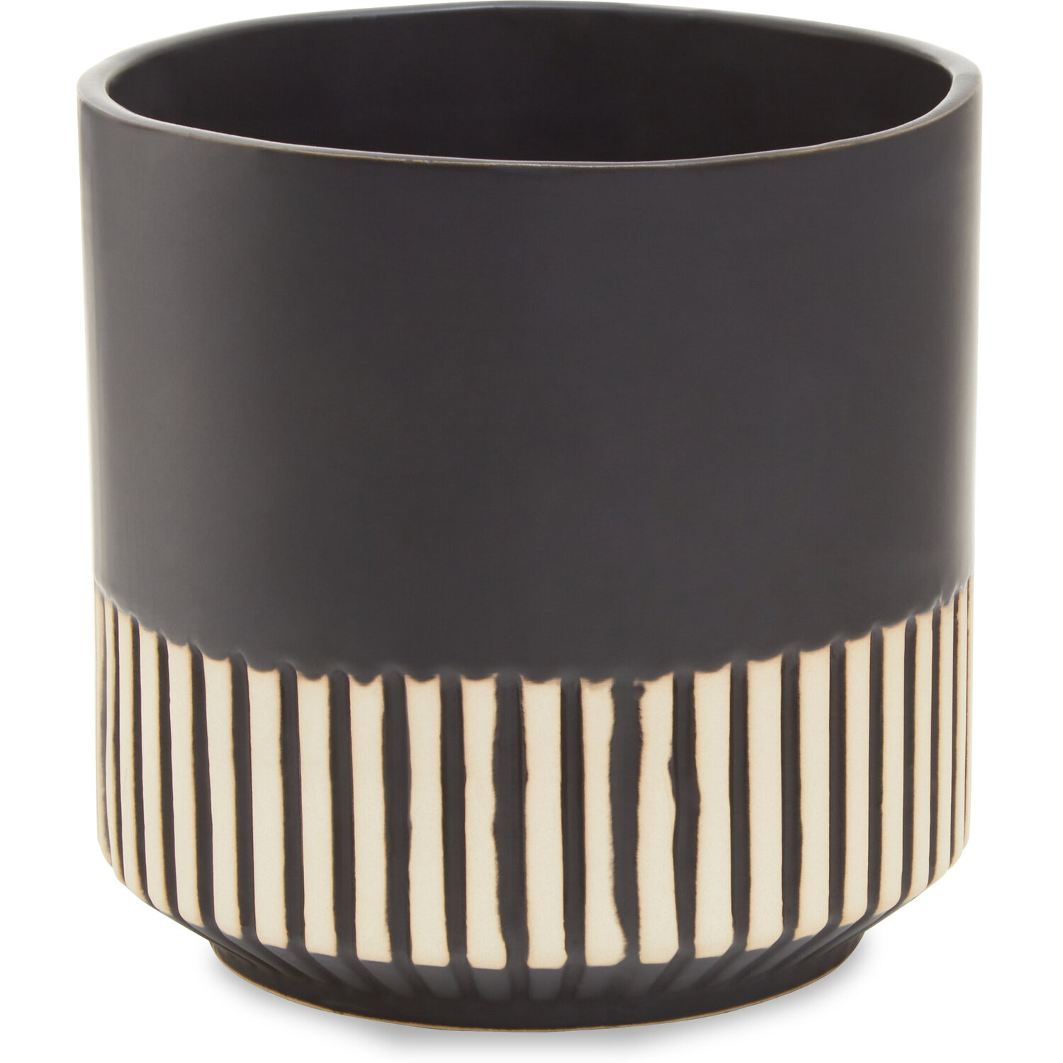 Kiso Large Ceramic Planter - Black