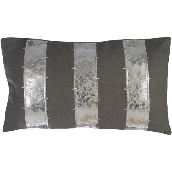 Bosie Kensington Townhouse Grey and Silver Cushion