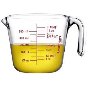 1L Borcam Glass Measuring Jug - Clear