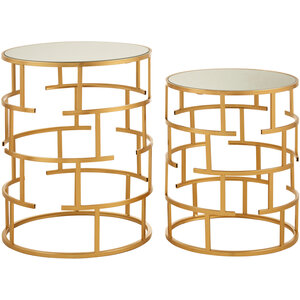 Avantis Set Of 2 Maze Design Side Tables