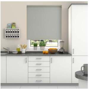 Light Grey / 180 Thermal Blackout Roller Blinds shot 14603609