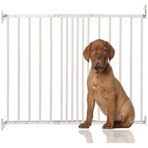 Bettacare Extending Metal Screw Fit Dog Gate, Black, 62.5cm - 106.8cm, Stair Gate for Pet