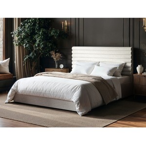 Velora Ottoman Bed Beige Chenille