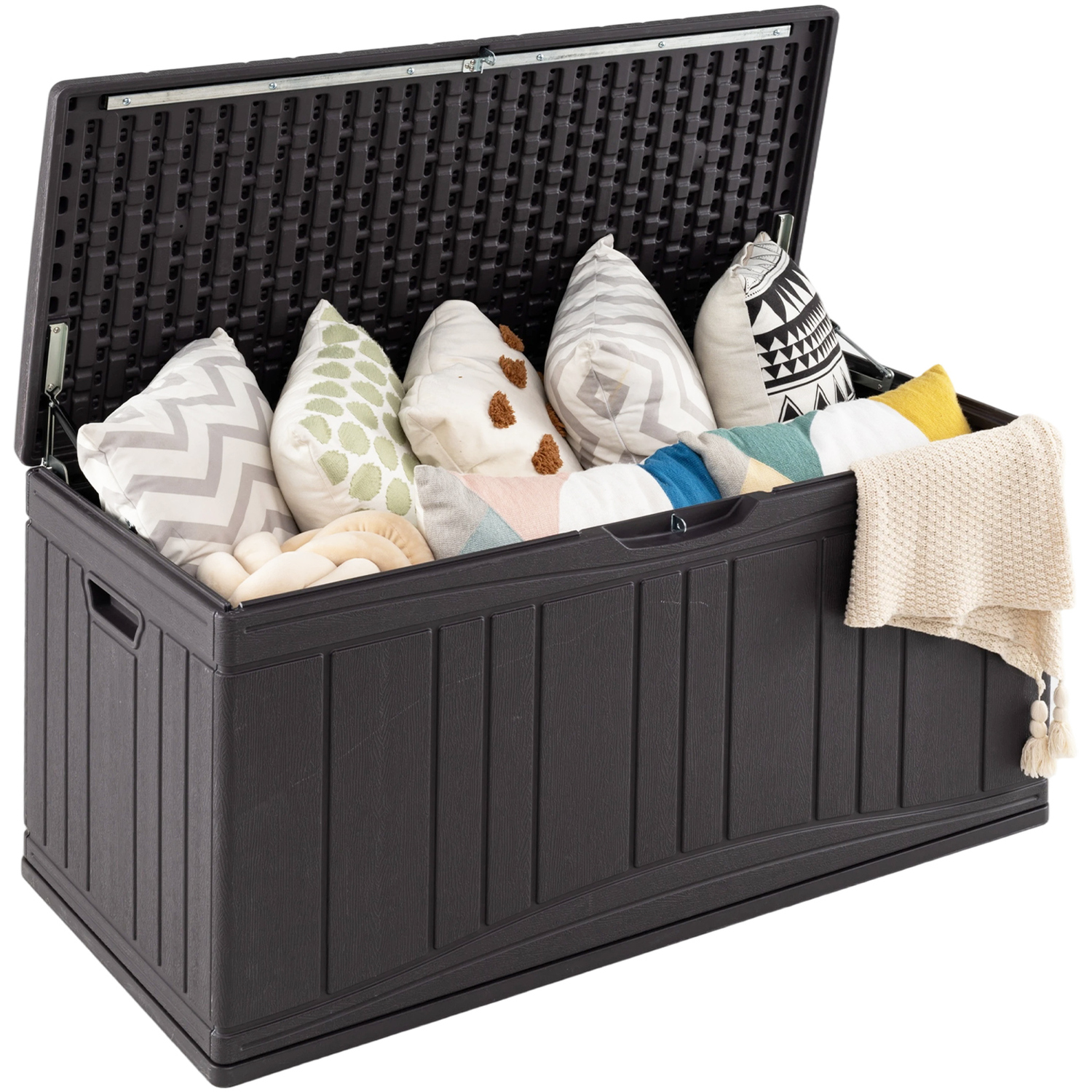 Patio Deck Box with Lockable Lid
