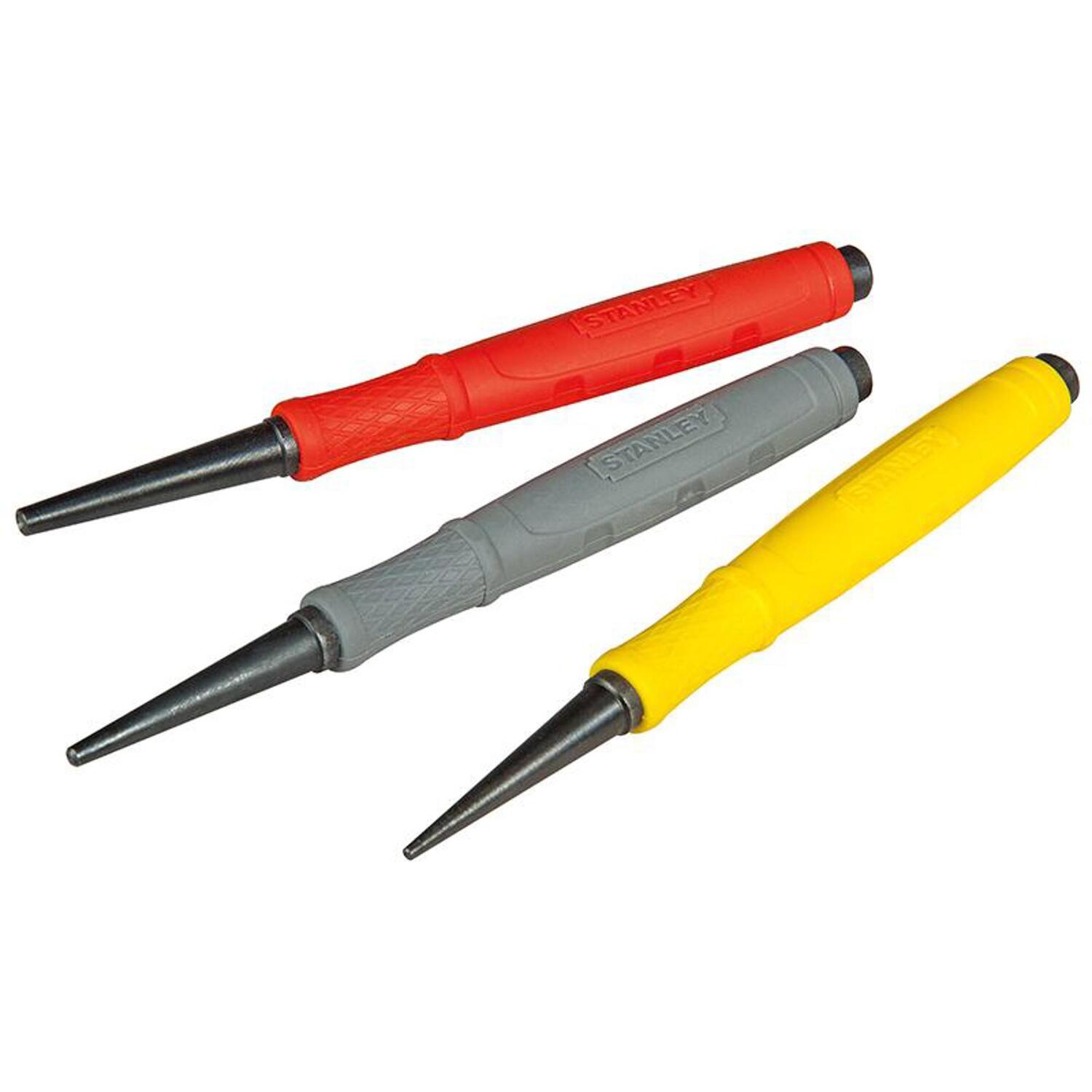 Stanley 0-58-930 Dynagrip Nail Punch Set (3 Piece) - Image 21