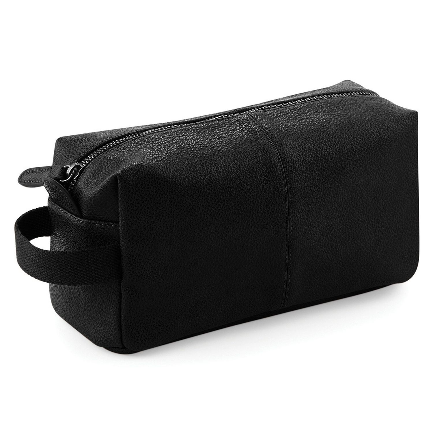 Quadra Nuhide Faux Leather Washbag - Black